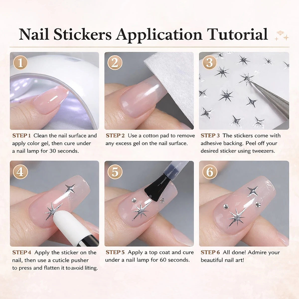 3～120枚入り トロピカルフラワーネイルステッカー ハイビ - Nail Art France のレビューと価格