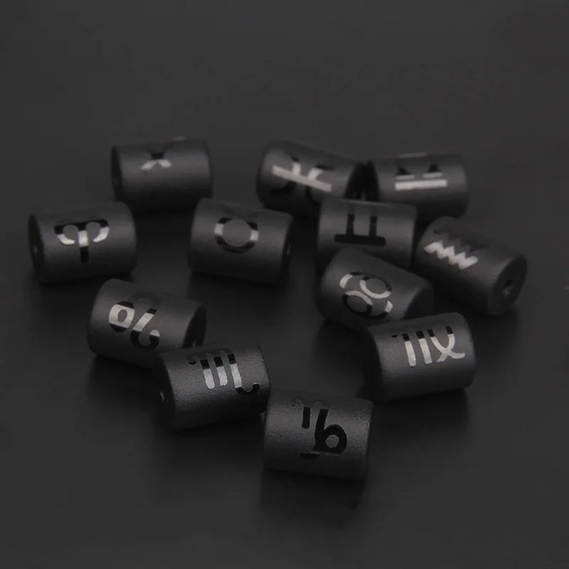 Wholesale 26 Letters/12 Zodiac Sign Charms Set Shell Glass Capital Bead For Jewelry Making Necklace Bracelet Handmade Accessory