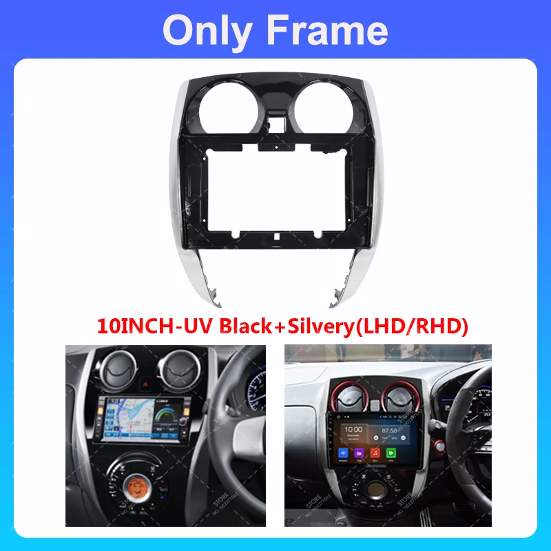 For Nissan Note 2 E12 2012-2021 10inch car radio android fascia multimedia video Audio stereo panel frame cable harness