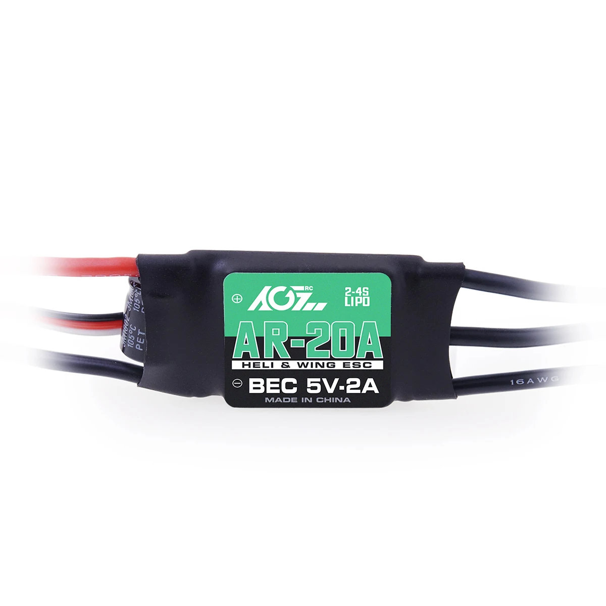 AGFRC AR-20A 2-4S Lipo Quadcopter Vliegtuigen 20A Borstelloze ESC Met BEC 5V 2A