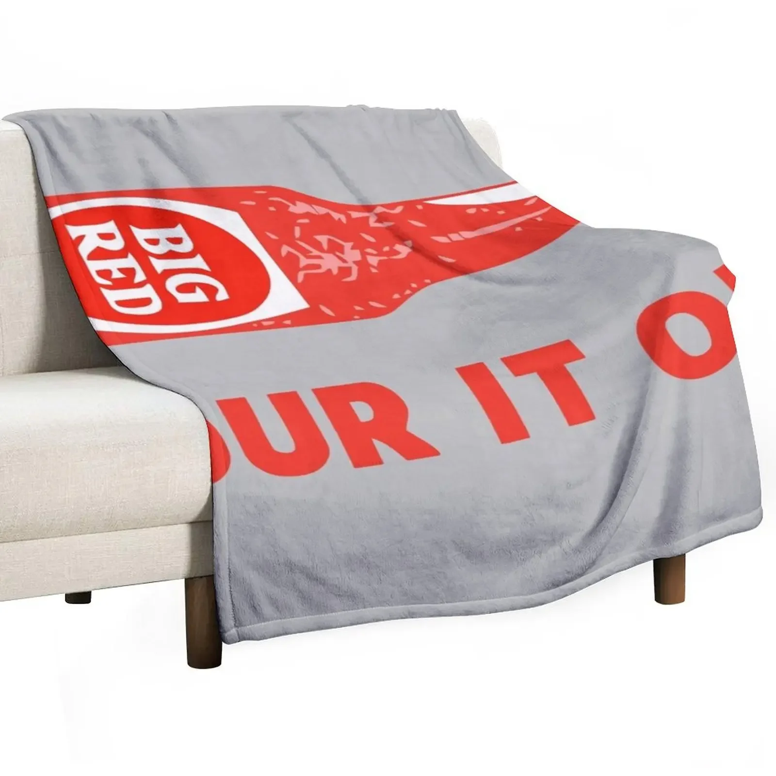 

BIG RED Throw Blanket Thermal anime Loose Blankets