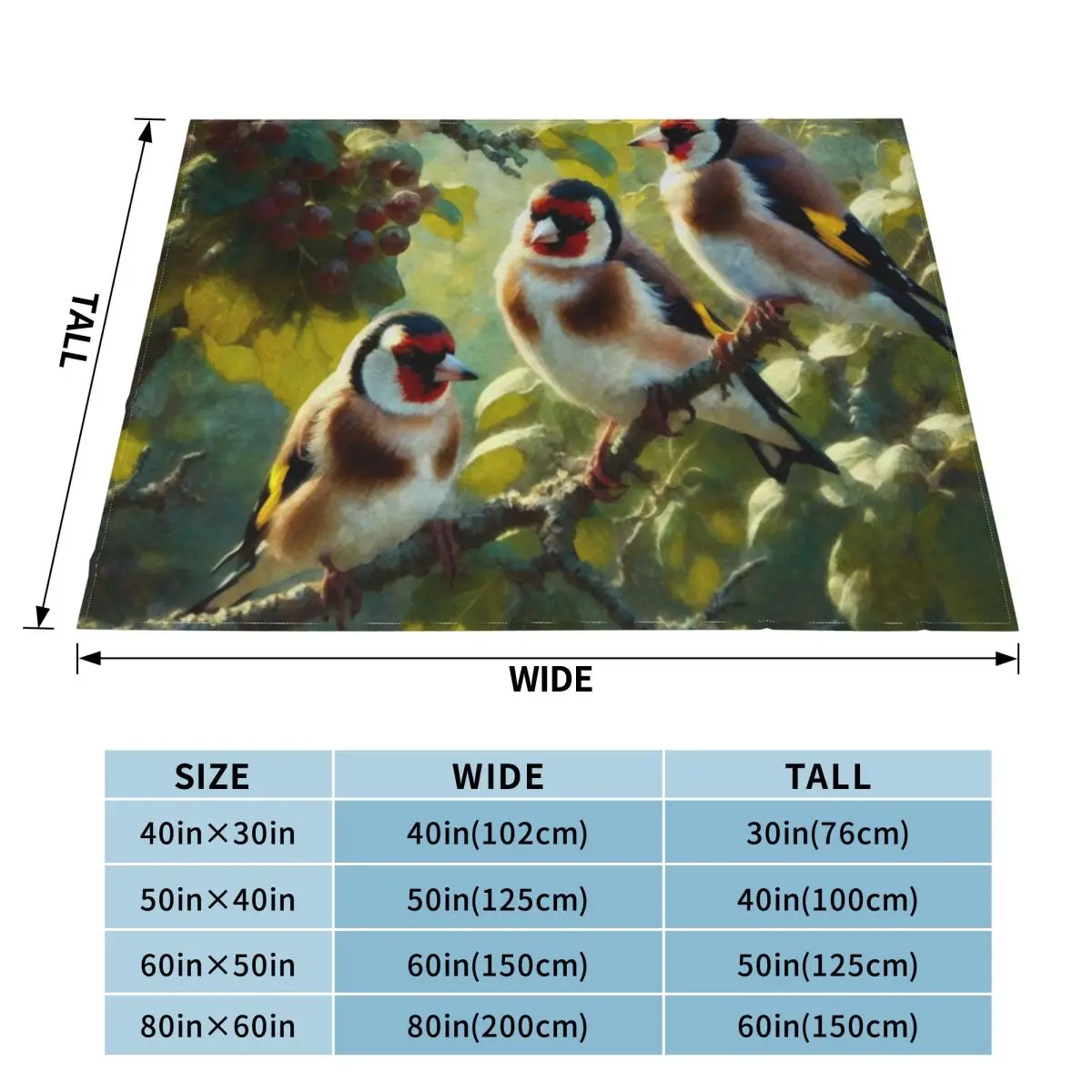 Goldfinch 1 An Ultra-Soft Micro Fleece Blanket