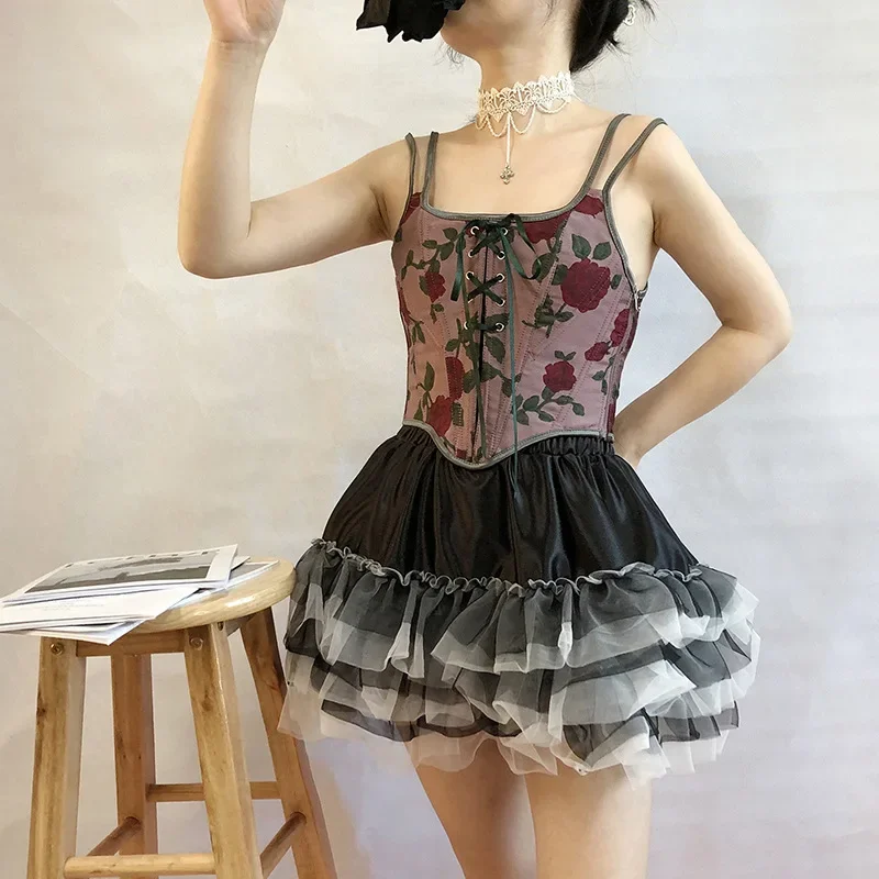 

Розово-красный корсет, камзол, винтажные корсеты без рукавов для похудения, топ, сексуальный формирователь тела, горячие готические бюстье Lingeire