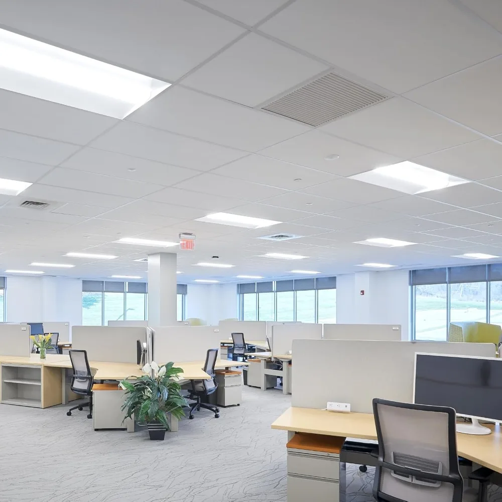 Azulejos de techo 2x4 - 6 piezas blancas; Tetos acústicos para rejilla suspendida; Ultima Lay-in y Tegular 1913