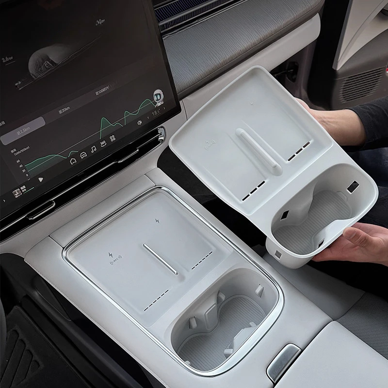 

For XPeng G6 25 Wireless Charging Pad Silicone Pad Cup Holder Car Interior Decoration Automotive Accessories Modification Parts