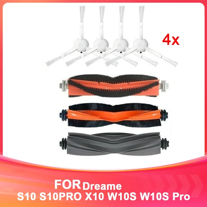 

Популярный стиль 2025 для Dreame S10 S10PRO X10 W10S W10S Pro, запасные материалы для основной боковой щетки, расходные материалы для подметальной машины