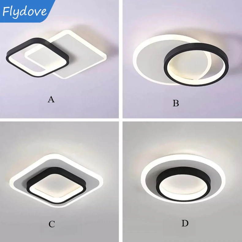 

Nordic Modern LED Metal Ceiling Light Hallway Light Creative for Bedroom Bedside Living Room Stairs Home Indoor Fixtures