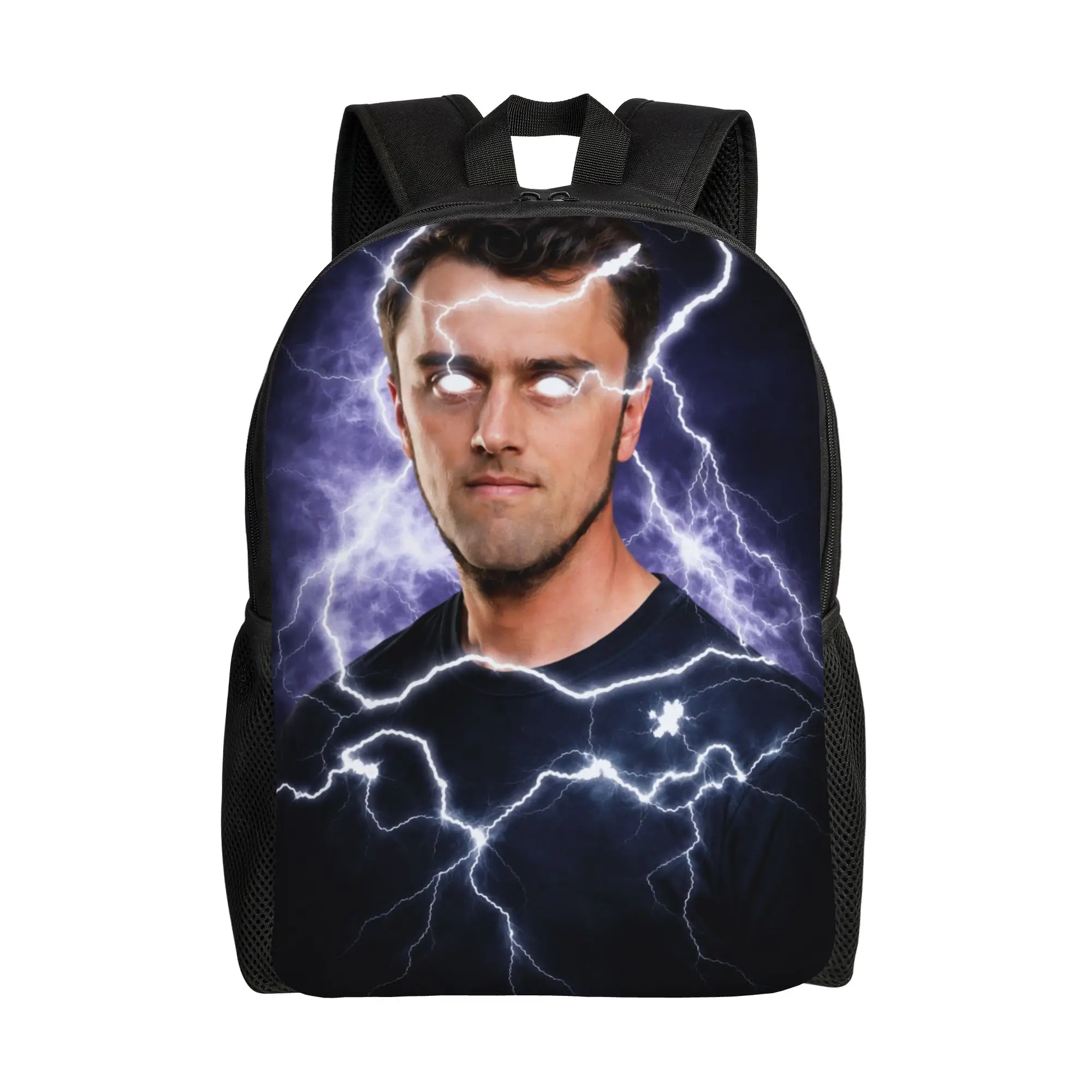 

Рюкзак Charlie Kirk Meme для мужчин и женщин, стильный студенческий рюкзак для работы, сумка через плечо для ноутбука с карманом