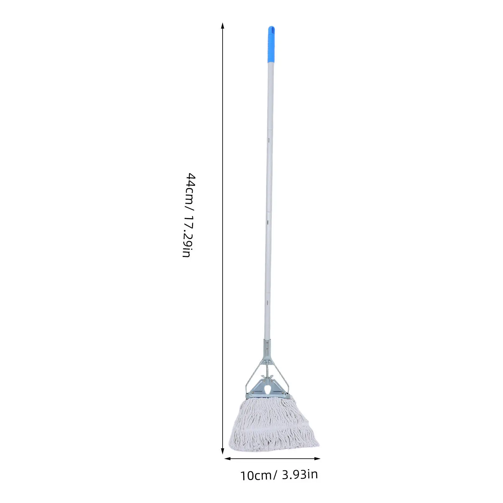 1Set Mop And Handle Replacement For Tile Floor Cleaning Industrial Cleaner Triangular Grade Stick Heavy Duty