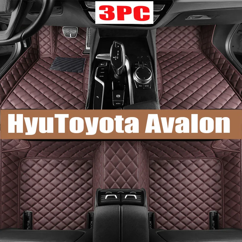 

Car Floor Mats For Toyota Avalon XX40 2013~2018 Durable Waterproof Carpet Luxury Leather Mat Car Accessories Auto Rugs Full Set