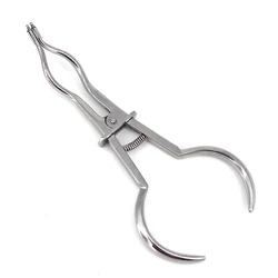 1PC Dentistry Clamping Clip Pliers Dental Rubber Dam Clamp Ring Placement Forceps Lab Orthodontic Tools Exam