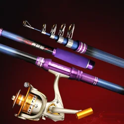 Super hard sea rod far casting rod 2.1-3.6 spinning throwing fishing stick travel boat pole 10kg giant fish carbon carp rod