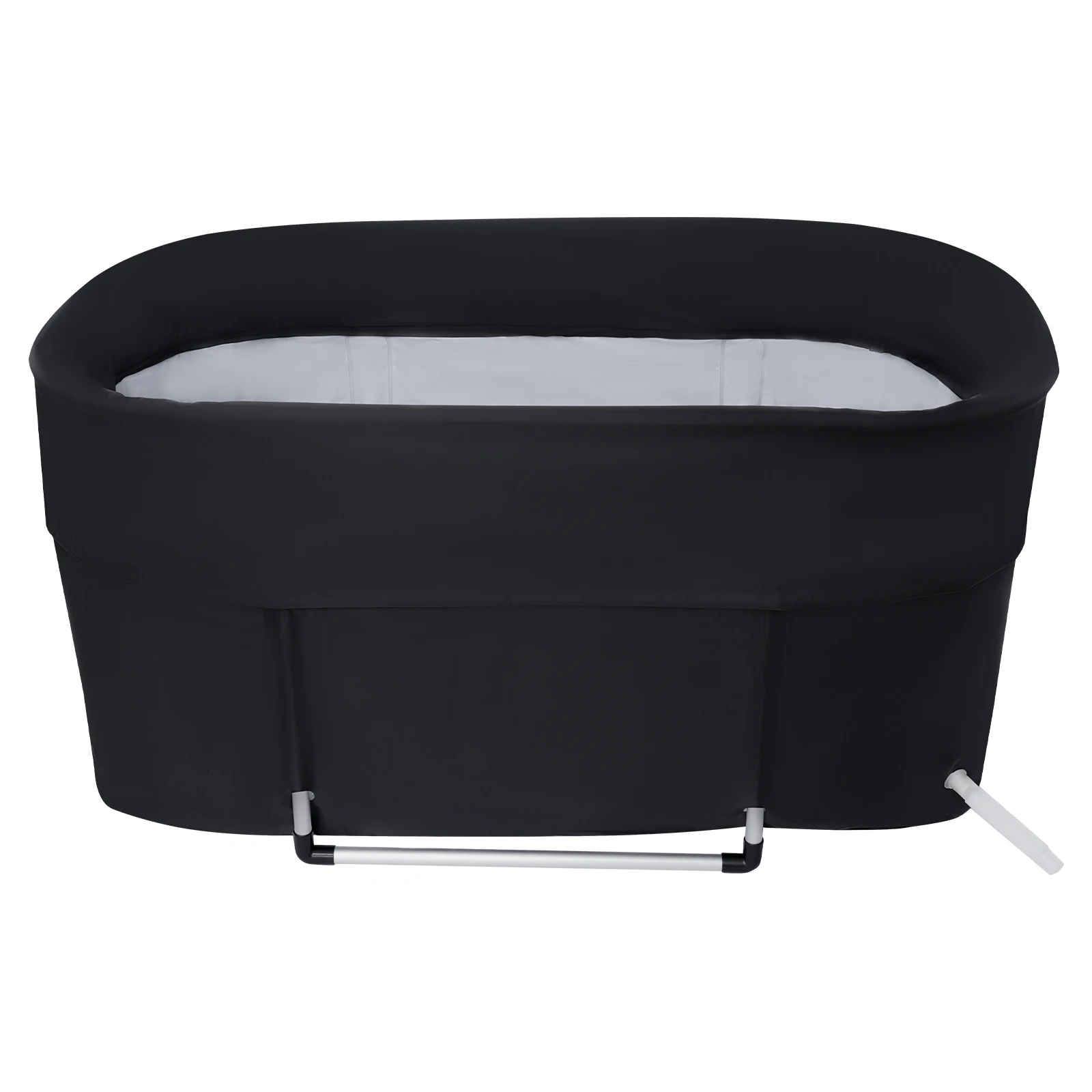 Image of 0~50 ℃ Faltbare Eiswanne, Bodenmontierte Außen- und Innenbadewanne, Kaltwasser-Tauchbecken für Zuhause, Wohnmobile, Reisen, Camping