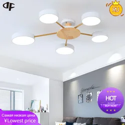 Scandinavian style led ceiling lamp bedroom living room ceiling chandelier apartment room lighting restaurant pendant light