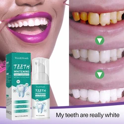 60ml Mousse Toothpaste Teeth Cleaning Effective Whitening Color Corrector Teeth Cleaning Removing Yellow Teeth Oral Tooth Care