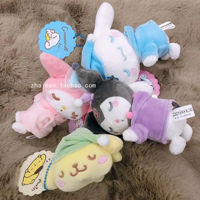 sanrio plushie cinnamoroll plush  Sleeping  Hello Kt My Melody Pompom Purin Kuromi 12Cm Soft Stuffed Plush  Puppet Doll Kids Toy