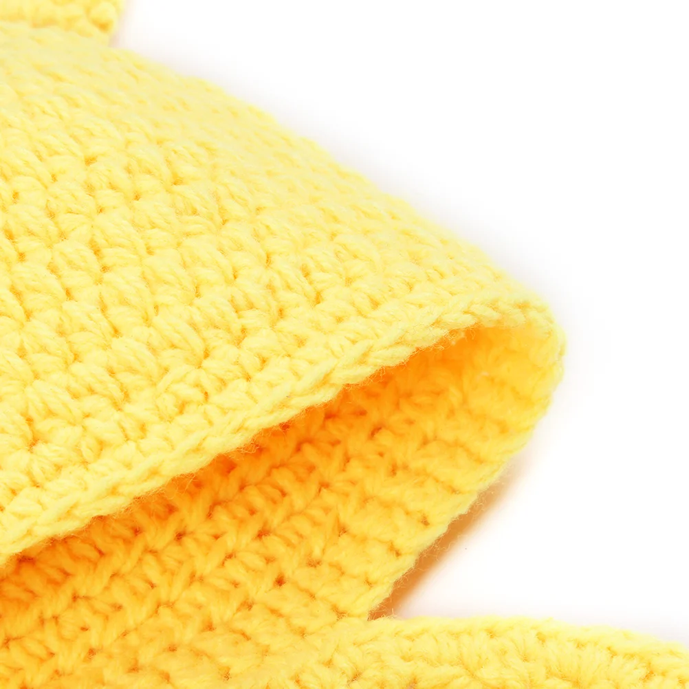 Cappello da gufo in cotone lavorato a maglia unico per neonati da 0 a 6 mesi Design unisex Traspirante Comodo puntelli per fotografia Regalo Caffè