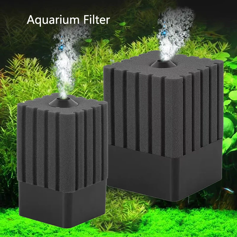 Bio Sponge Filter for Aquarium Fish Tank Shrimp Pond Air Pump Biochemical Filtration Noiseless Foam Aquarium Accessories New