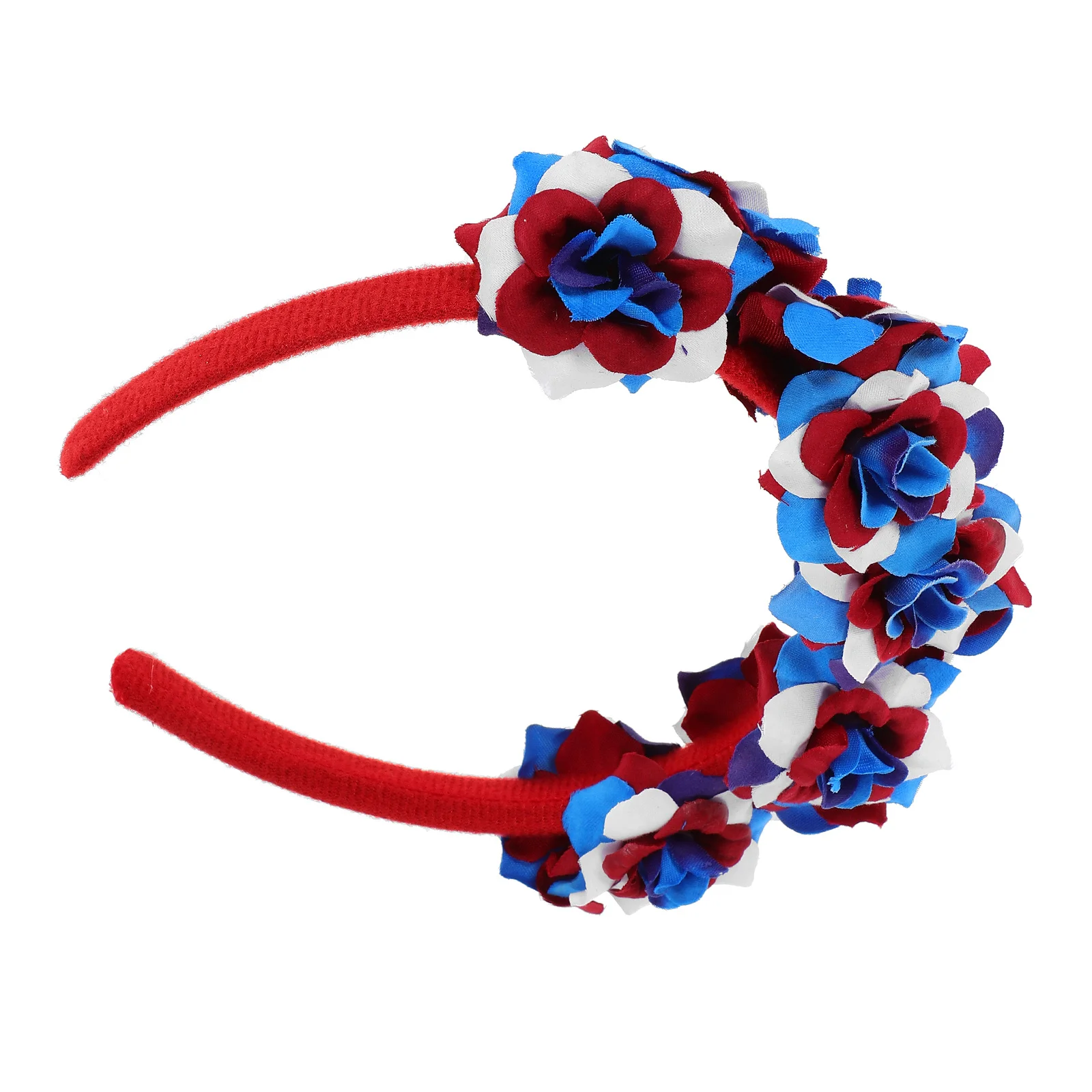 

Red White Blue Headband Patriotic Party Accessory For Independence Day Festival Carnival Cosplay Prop Decoration
