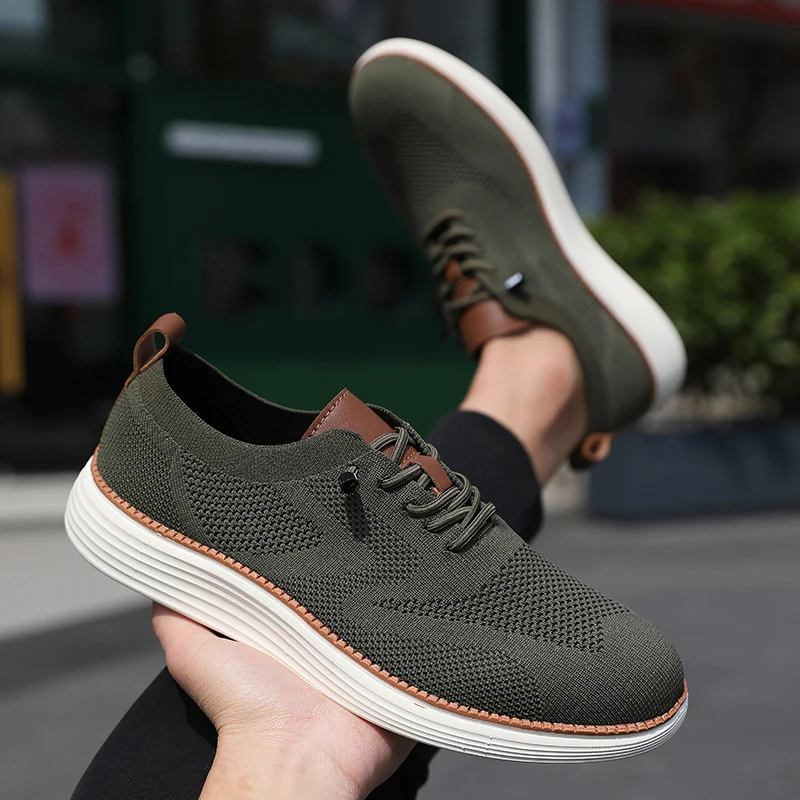 

Men's Fashionable Breathable Mesh Comfortable Black Sports Shoes Anti Slip Outdoor Casual Running Men's Shoes Zapatillas Hombre