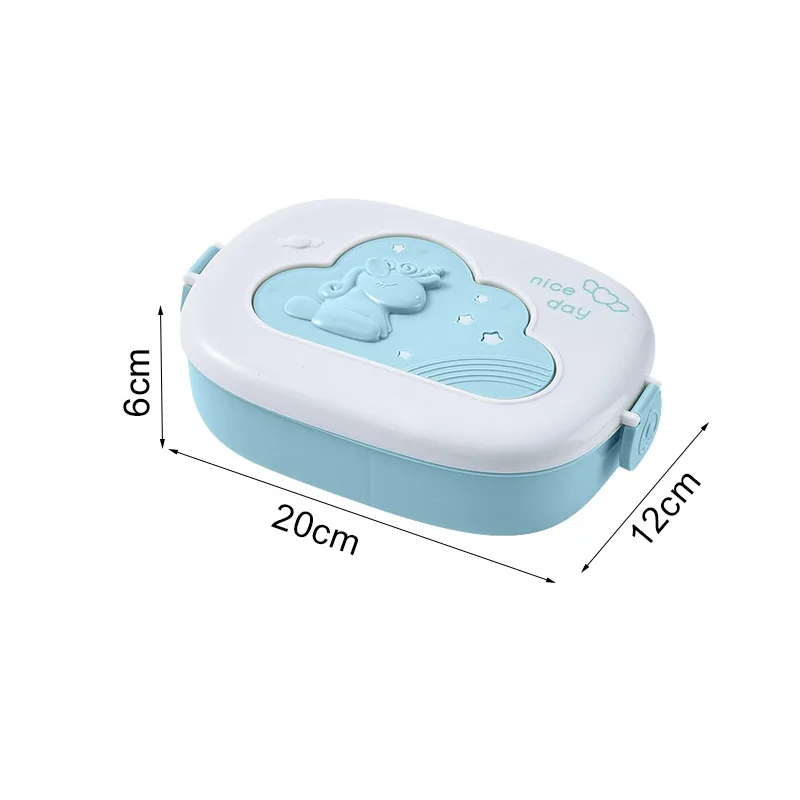 New Cute Bento Lunch Box Kawaii for Kids School Children Japanese Style Kindergarten Children's Bread Sandwich Food Box Portable