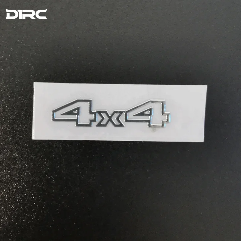 D1RC metal simulation sticker car shell decoration for 1/10 RC Crawler Car SCX10 TRX4 Ford BRONCO Upgrade Accessories