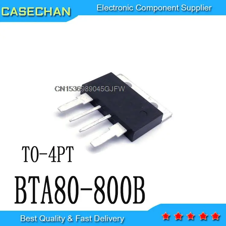 80A BTA80 10 PEÇAS Novas e Originais 800V TO-4PT BTA80-800B