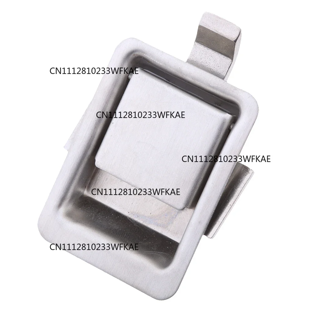 Marine Grade Stainless Steel Flush Pull Lock Mini Recessed Mounted Latch for RV Camper Motorhome Cabinet Horsebox Locker Trailer