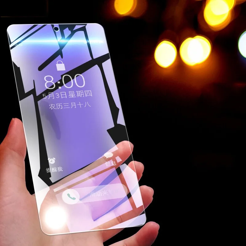 For PocoPhone F1 Anti-blue Tempered Glass Screen Protector For Poco F2 M2 M3 M4 X2 X3 NFC X4 X5 Pro F3 GT C3 Pocofone Poko F1