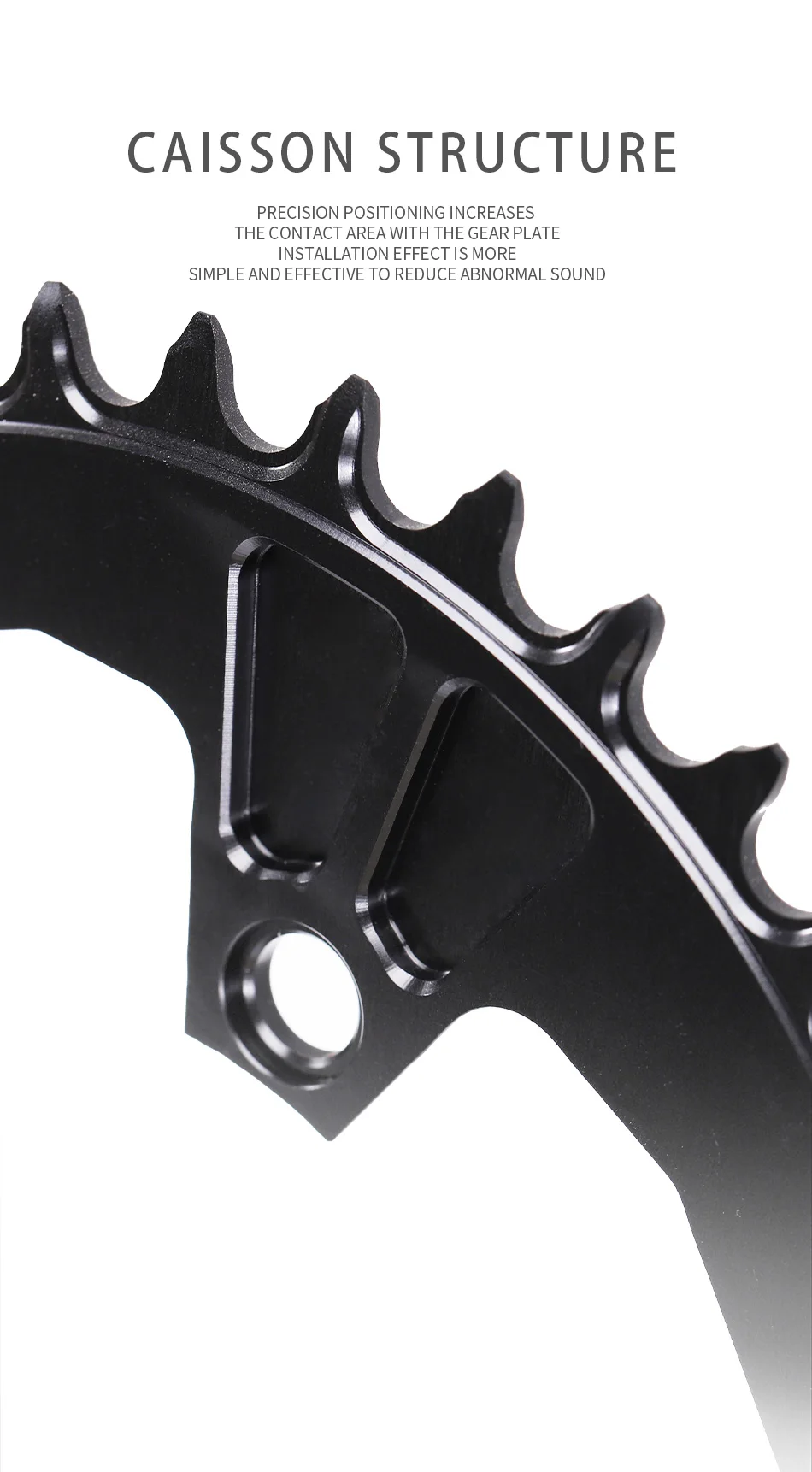 PASS QUEST 96BCD OVAL Road Bike Narrow Wide Chainring 30-42T Chain Wheel Black Bicycle Accessories