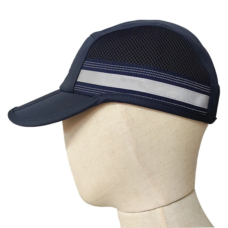 

Folding summer sunscreen cap Work riding cap Waterproof cap Outdoor riding hat Reflective breathable training caps