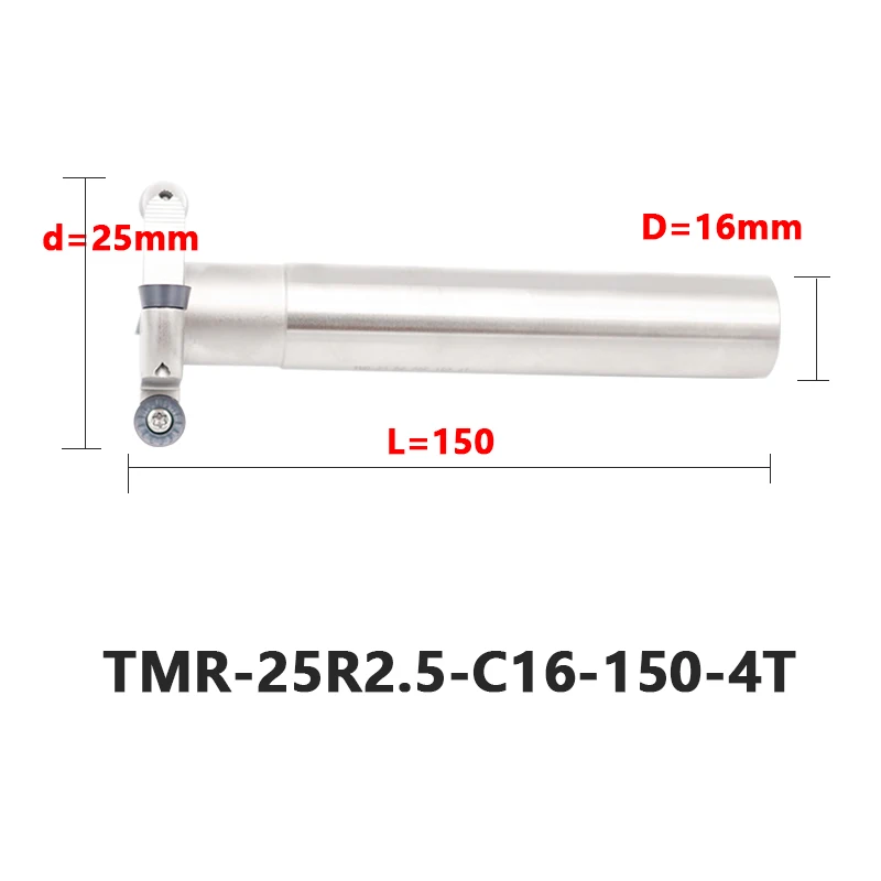 T Slot Milling Cutter TMR 12mm 16mm Round Nose Grooving Cutter R2.5 R3 Use RDMW 0501 RCMT 0602 Carbide Inserts CNC Lathe Tool