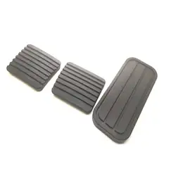 Set di gomma a pedale manuale nero per VW MK1 Golf Jetta Cabby Cabriolet Scirocco T4 (nero)