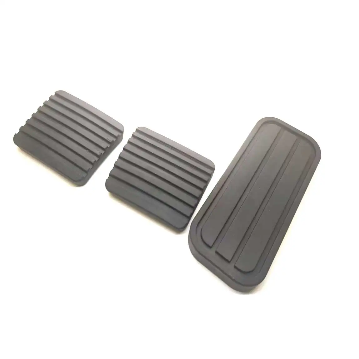 BLack Manual Pedal Rubber Set For VW MK1 Golf Jetta Cabby Cabriolet Scirocco T4(BLack)