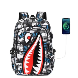 Bookbag Shark Personalized Pattern Printing Lightweight Casual Bag