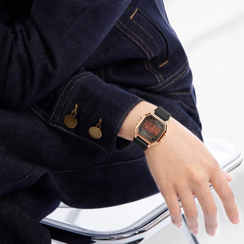 NAVIFORCE 5063T Fashion Electronic Watches for Woman Calendar Waterproof Casual Business Ladies Digital Watch relojes de mujer