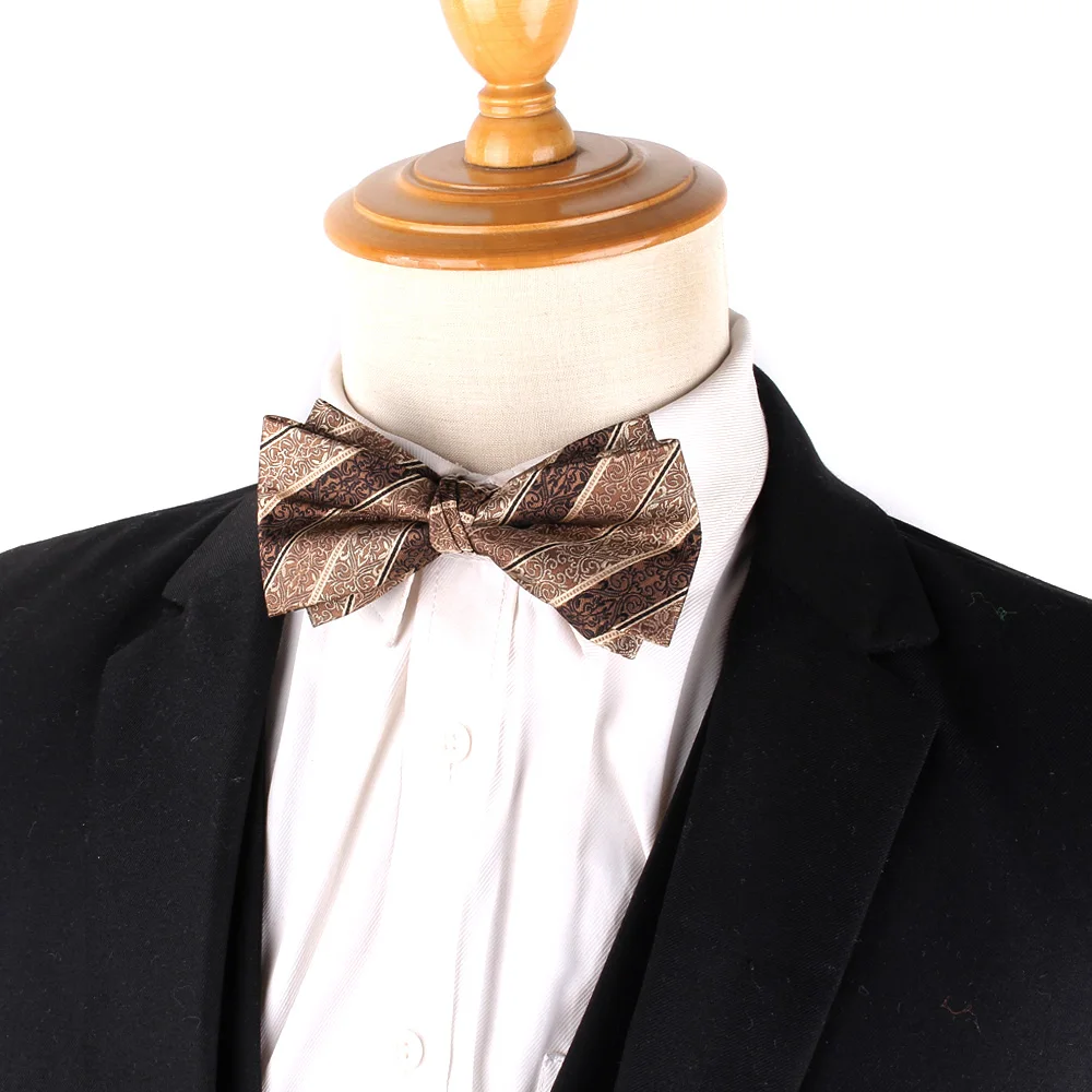 New Brown Color Bow tie Casual Shirts Bow tie For Men Women Bow knot Bow Ties Cravats Party Wedding Bow ties For Groom Gifts
