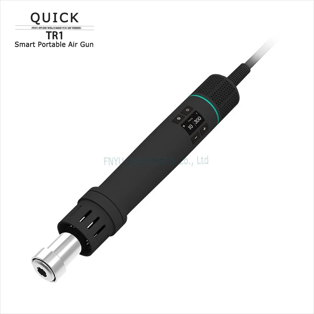 Heat Gun QUICK TR1 Smart Portable Air Gun 1000W for BGA Desoldering Welding Station Digital Display Blowing Air Fan Repair Tool