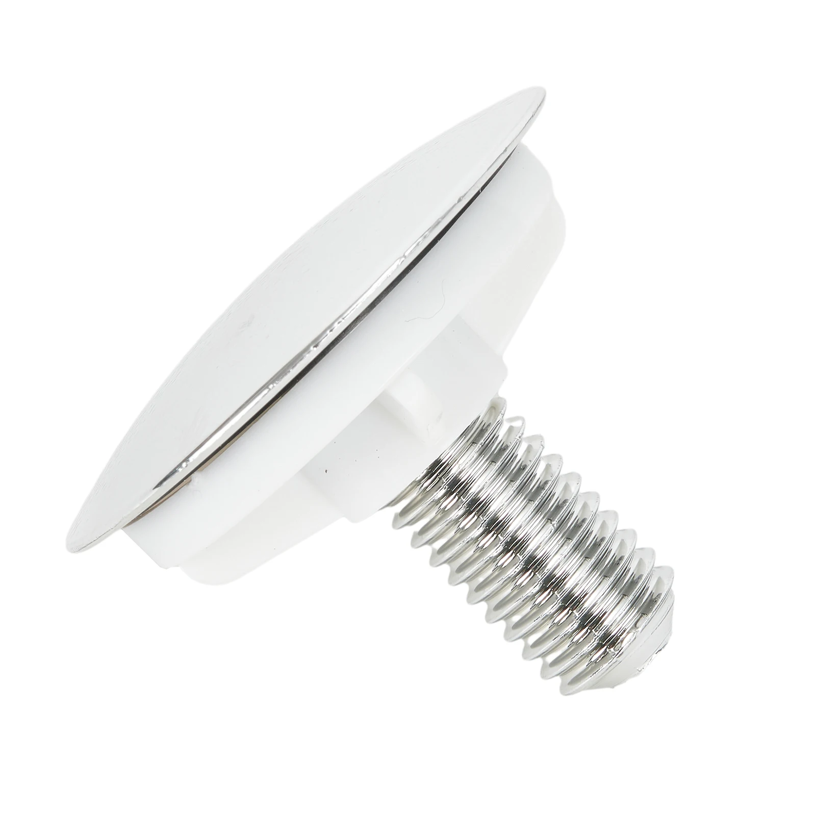 Kitchen Sink Tap Hole Cover Blanking Plate ABS Plastic Material for Basin Overflow Hole 49mm Diameter Easy to Clip in Place