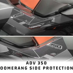 Motocicleta 3D resina epóxi adesivo, lado boomerang tanque pad, anti-arranhão decalque, antiderrapante tankpad para honda adv350, 2022