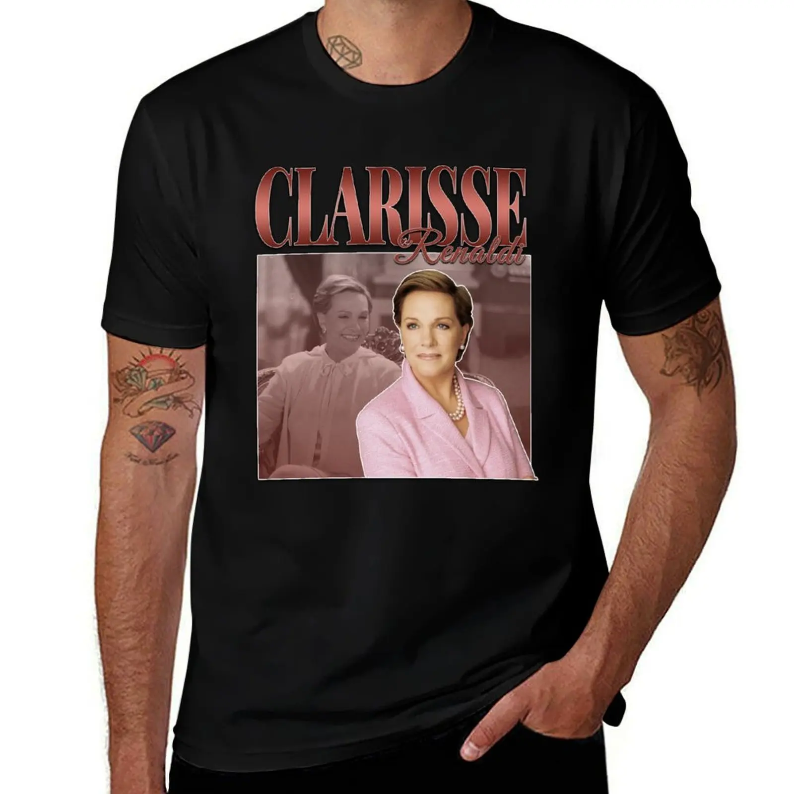 Clarisse Renaldi Julie Andrews Princess Diaries 90s Inspired Vintage Homage T-Shirt man t shirt cotton T-Shirt