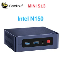 Beelink-Mini PC s13,2層,n150,デスクトップ,vs s12 pro n100,16g,500g,3200mhz,ddr4,sata3,ssd