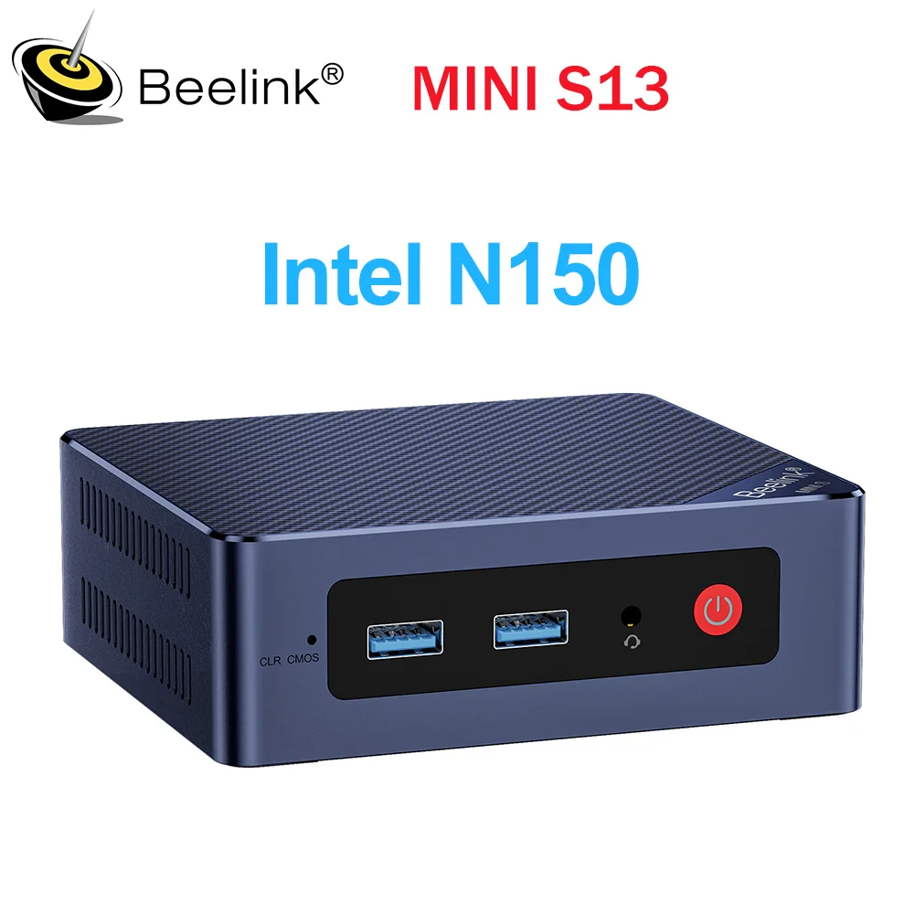 Beelink Mini S13 Intel Processor Twin Lake-N150 Mini PC 16G 500G 3200Mhz DDR4 SATA3 SSD Desktop Computer VS Mini S12 Pro N100