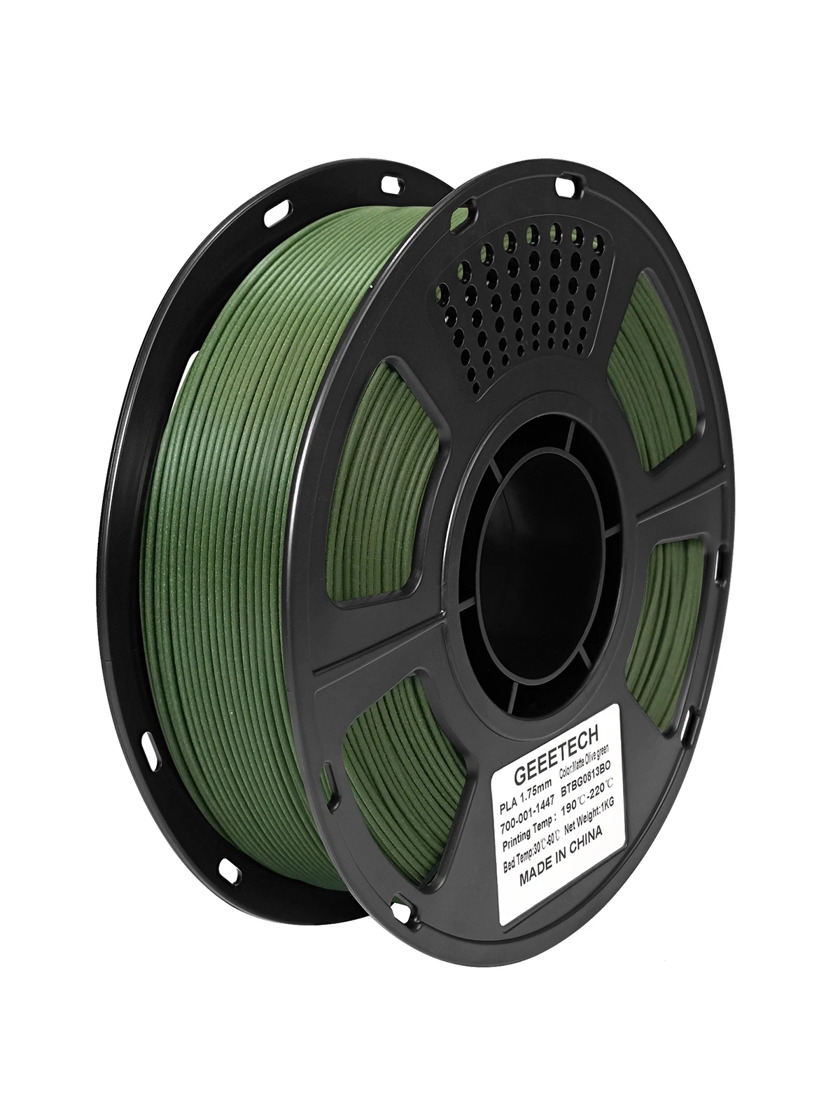 Geeetech Mattes Filament PLA 1,75mm 1kg Spule (2,2lbs), 3D-Druckermaterial Polylactidsäure, Mattierte Textur, Vakuumverpackung