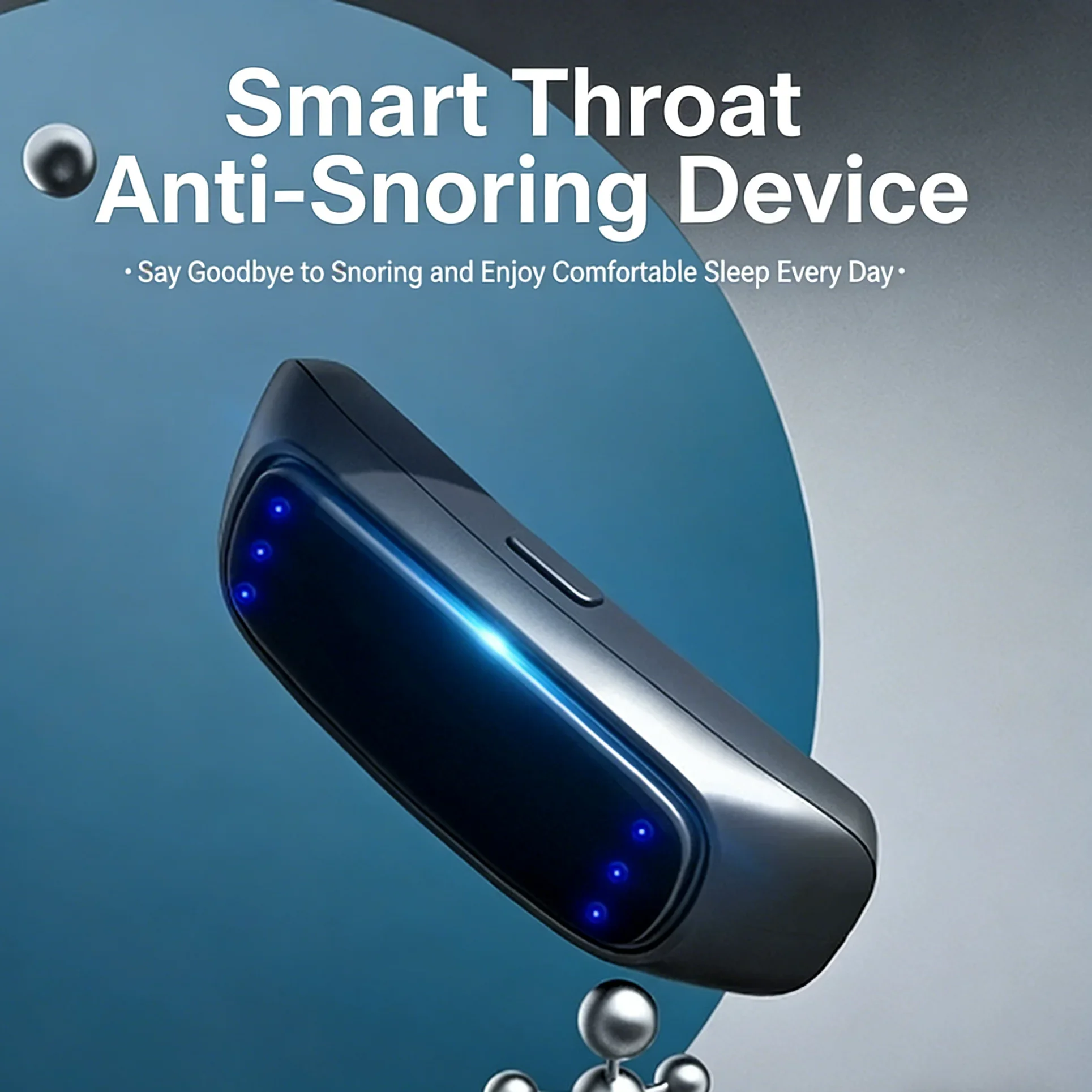 

1 piece Intelligent Monitoring Anti-Snoring Chin Strap Adjustable Anti-Snoring Belt Prevents Snoring