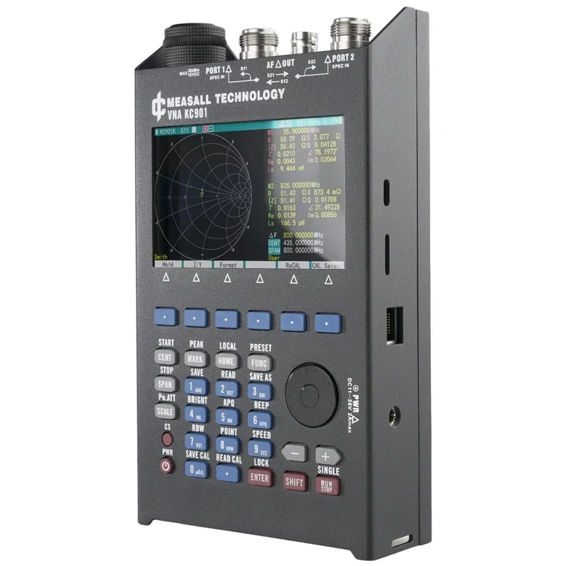 MEASALL Distributor LY.GROUP.CHINA KC901J Handheld Vector Network Analyzer Field Multi-meter SWR Standing Wave Testing 2GHz VNA