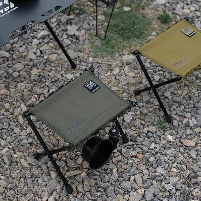 

Ultralight Tactical Folding Stool Aluminum Alloy Frame Portable Seat for Camping Hiking Fishing Beach Outdoor Travel Activities