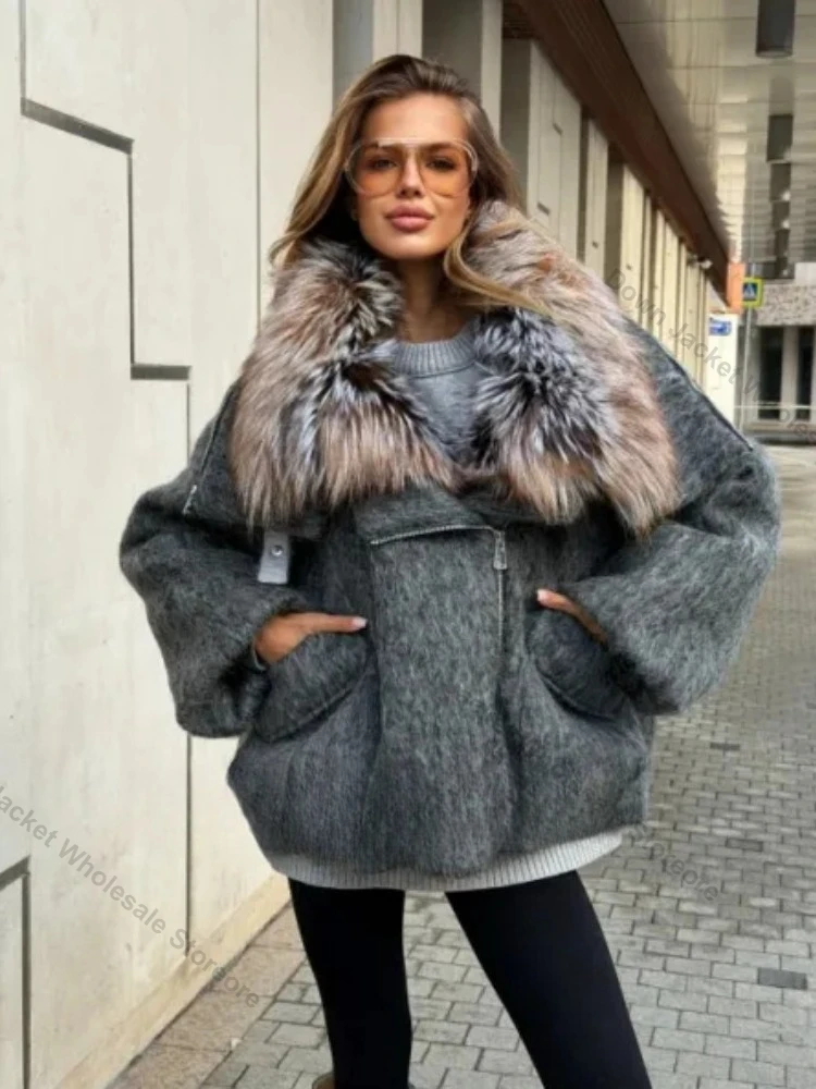 Puffer Jacket Women's Women's Real Fur Jacket Warm Winter Down Padding Parkas Warm Lightweight Goose Down Coat Cold Protection view 2