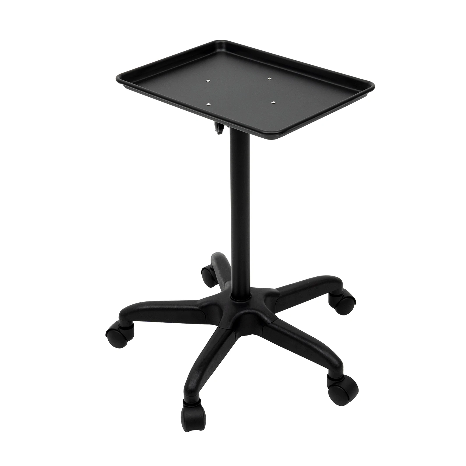 Height Adjustable Salon Tray on Wheels Design Styling Tray SPA Hairdressing Station Removable Storage Stand