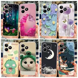 For Realme C53 Case RMX3760 New Fashion Painted Cover Soft Silicone Phone Case For Realme C53 C 53 Narzo N53 Fundas 6.74'' Shell